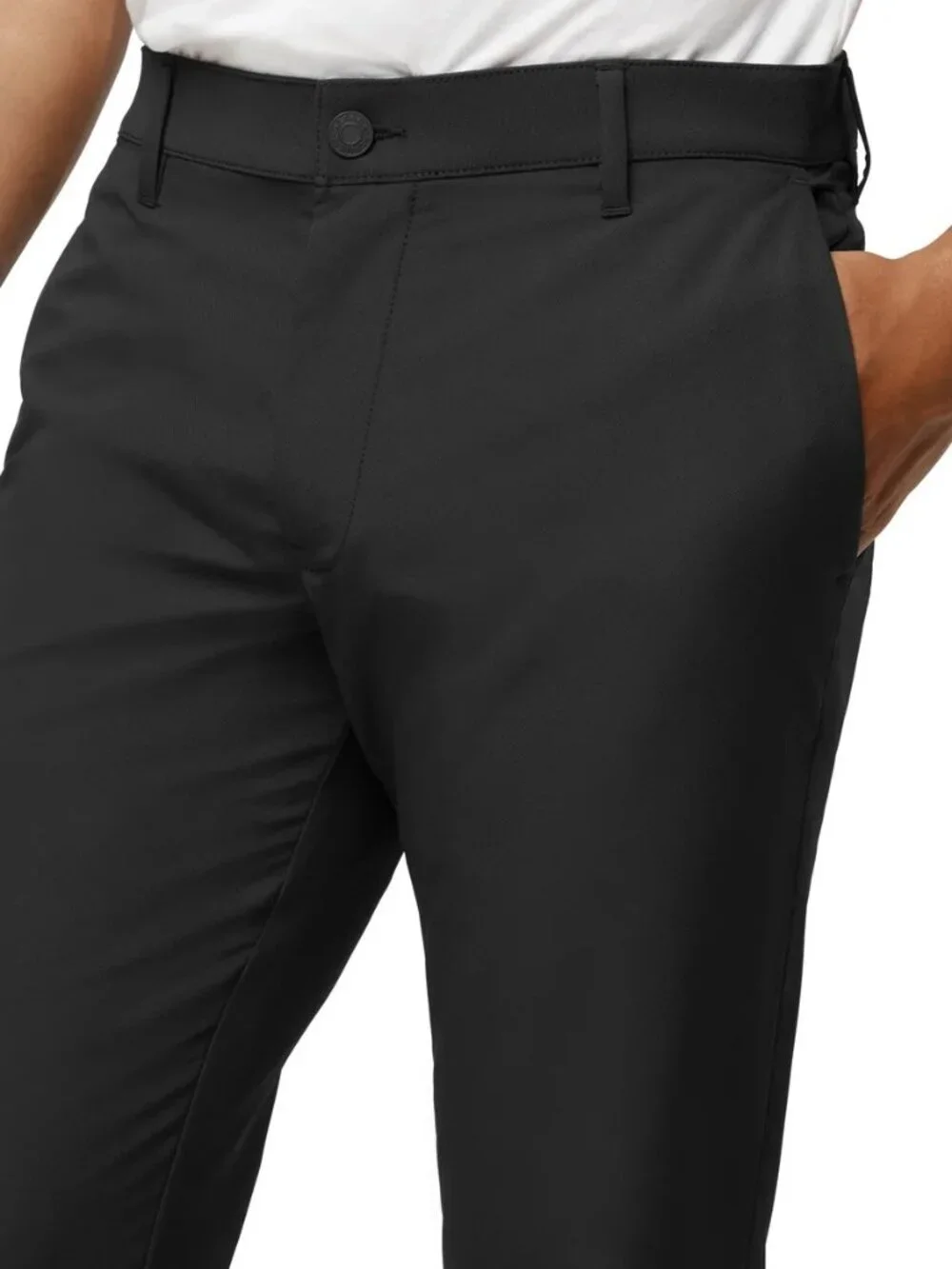 Banana Republic Men's Flat Front Pants Black, Size 40x32 (New)